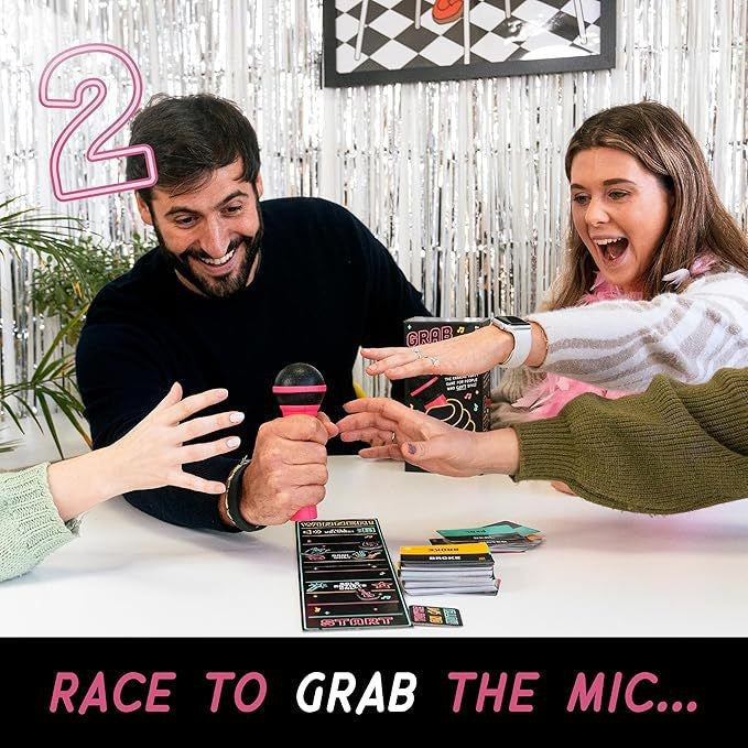 Mroace Karaoke Style Party Game With Foam Microphone