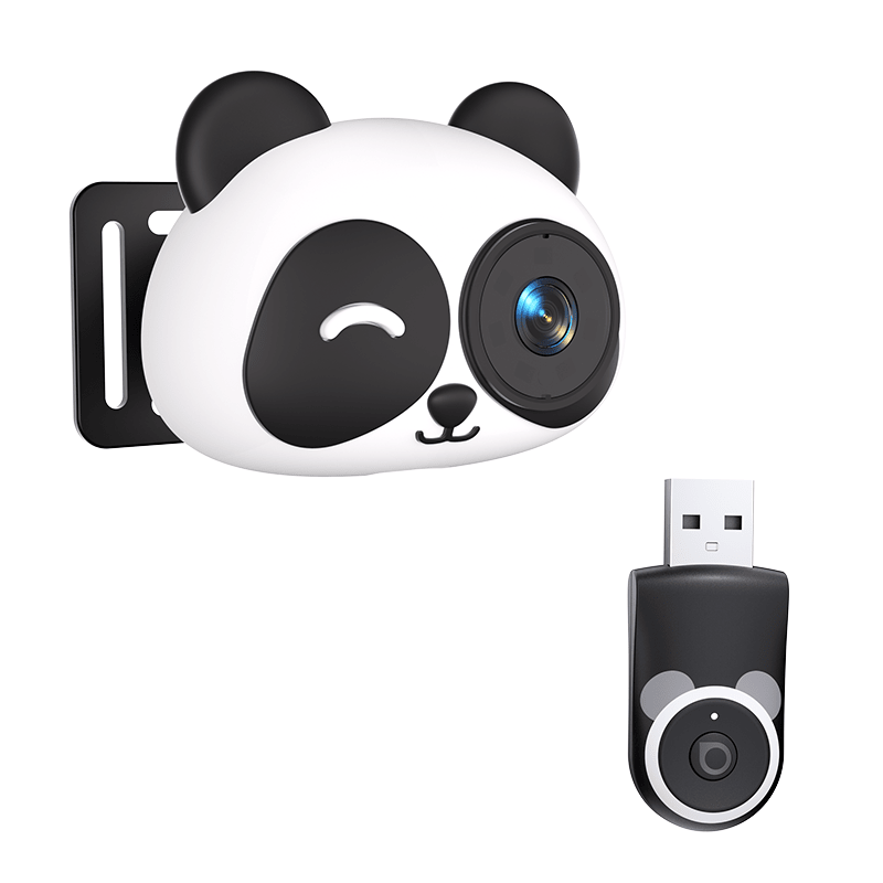 Mroace 1080P HD Baby Car Camera with Wireless CarPlay Adapter
