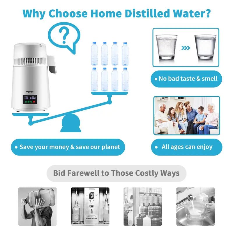Mroace 1.1 Gal Water Distiller