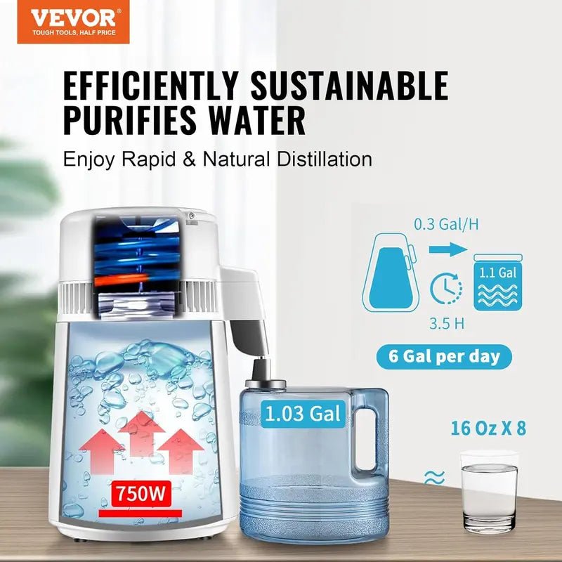 Mroace 1.1 Gal Water Distiller