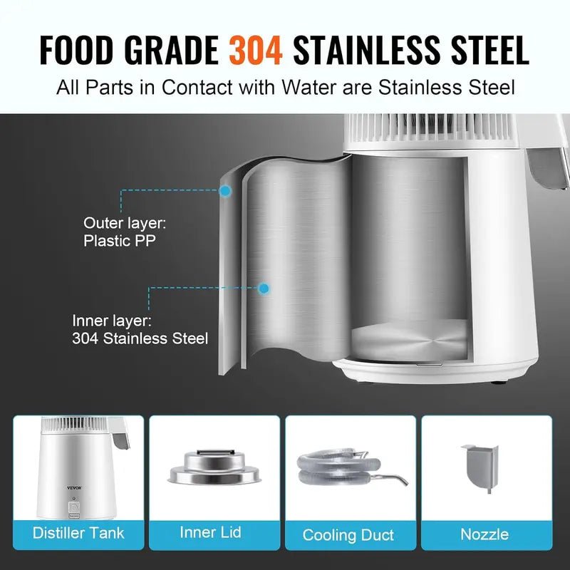 Mroace 1.1 Gal Water Distiller