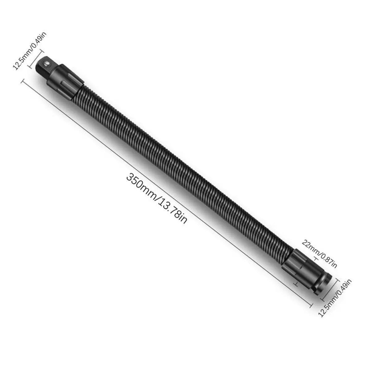 Mroace 1/2 Flexible Shaft Extension Extender Torque Socket