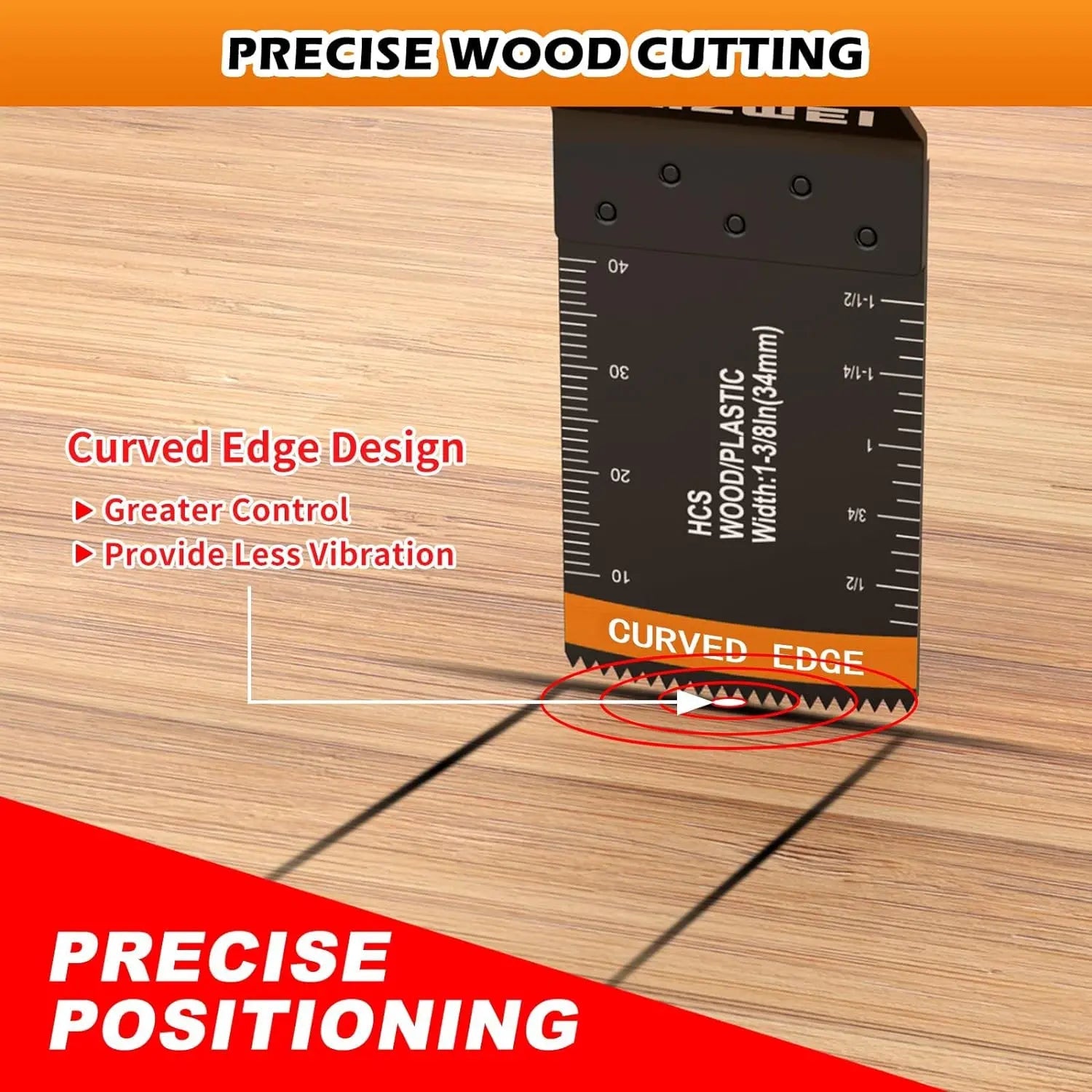 Mroace 154-Piece Oscillating Saw Blade and Sanding Kit