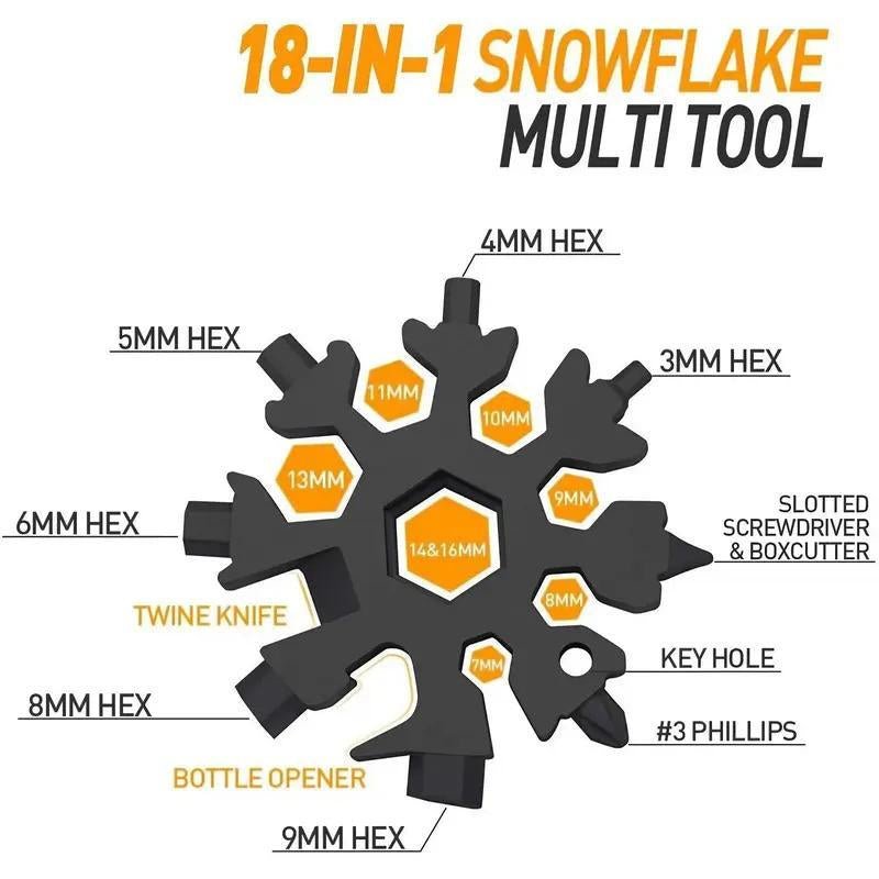 Mroace 18 In 1 Snowflake Wrench