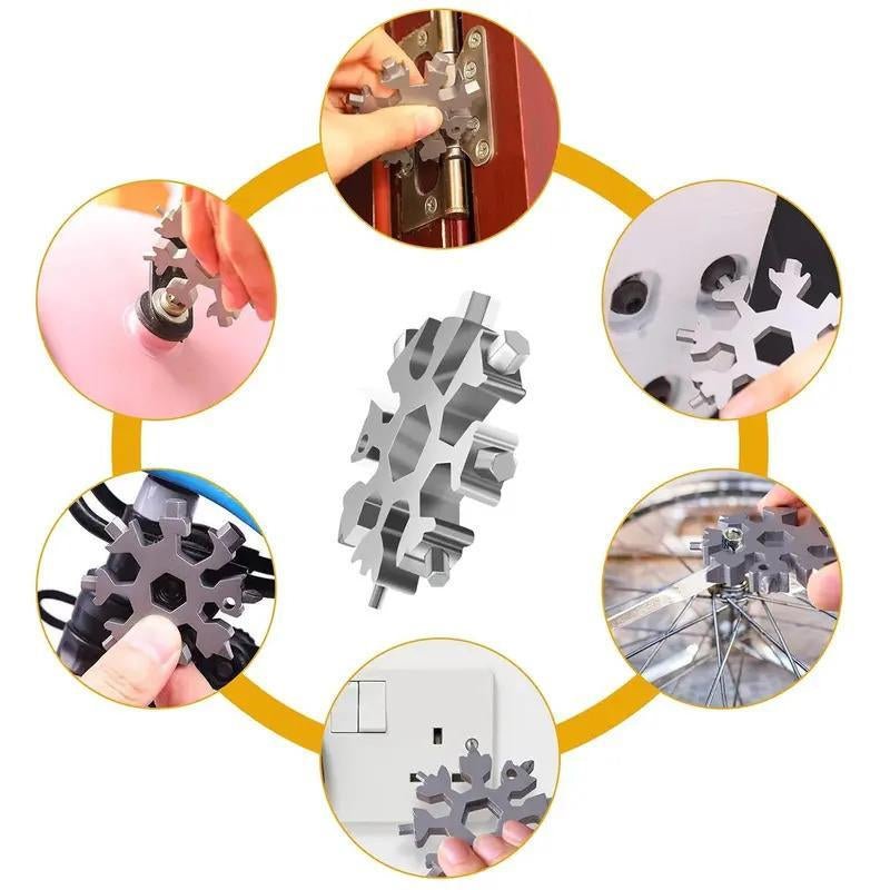 Mroace 18 In 1 Snowflake Wrench