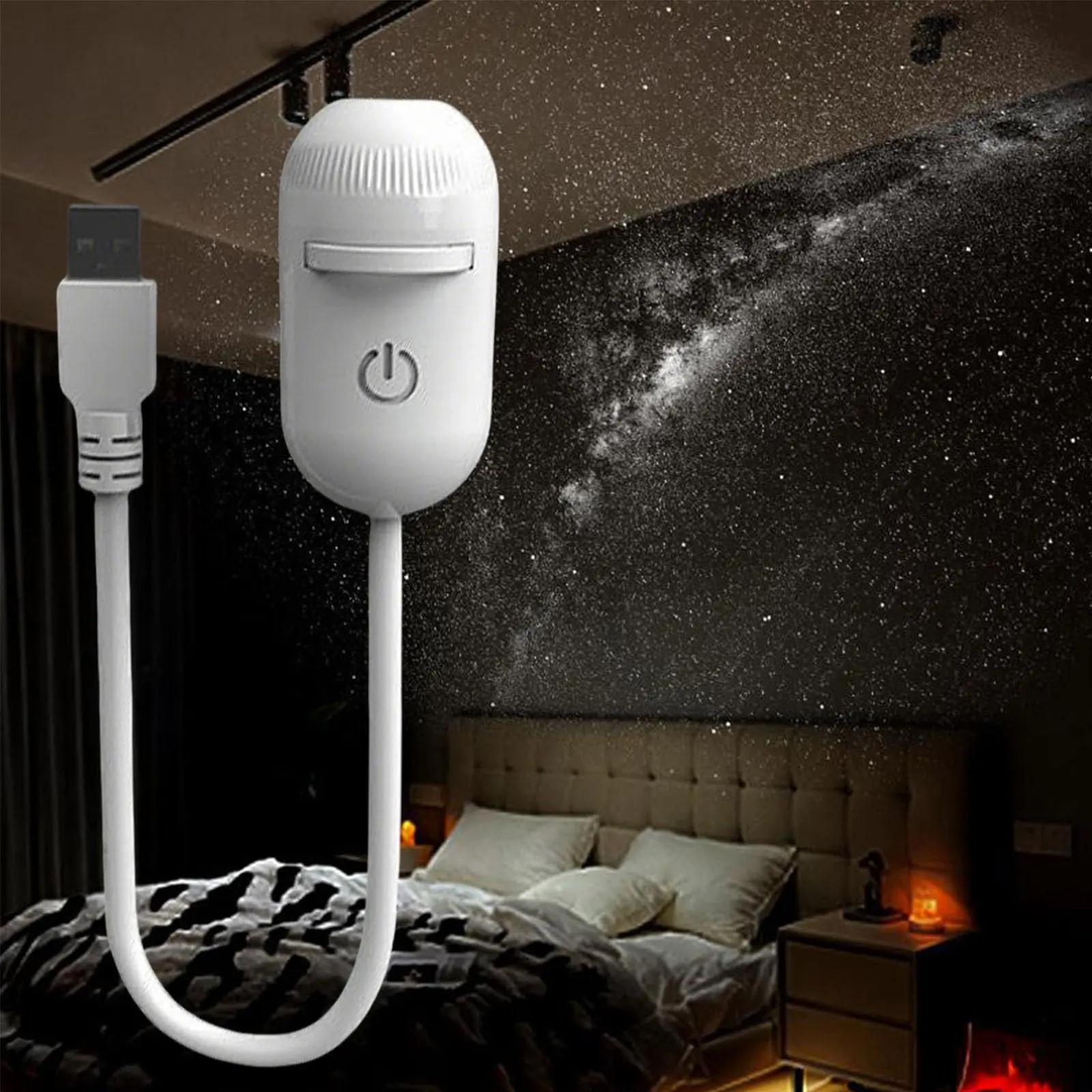 Mroace 2-in-1 Galaxy Star Projector Night Light with USB Power