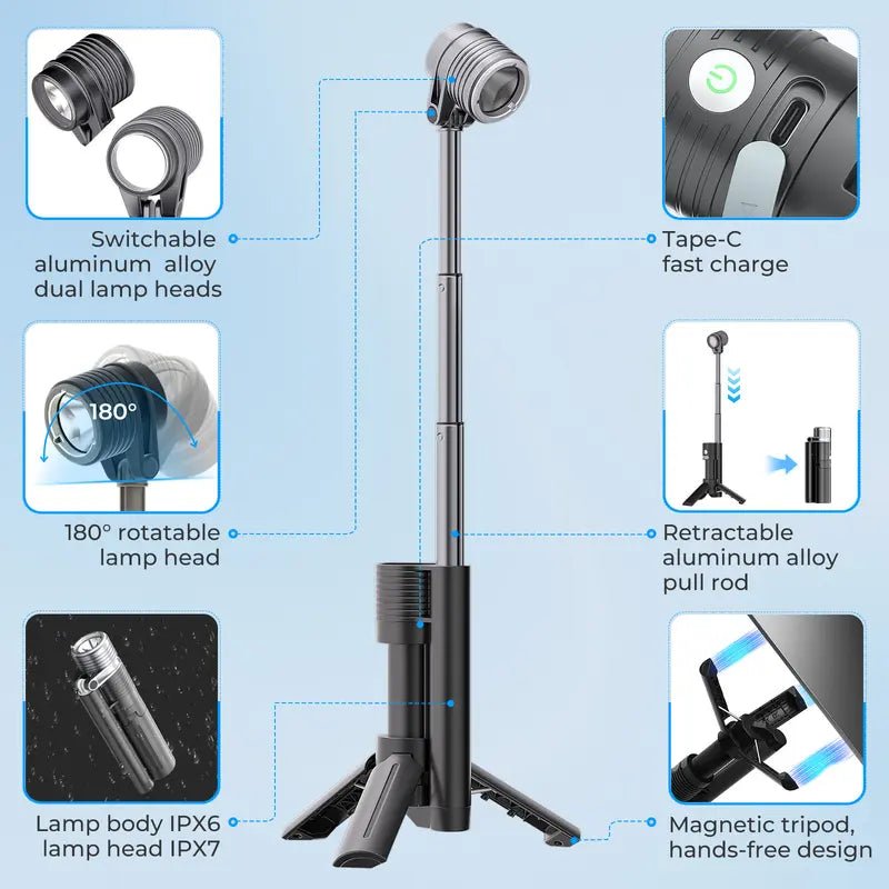 Mroace 2 in 1 Mini Camping Lights