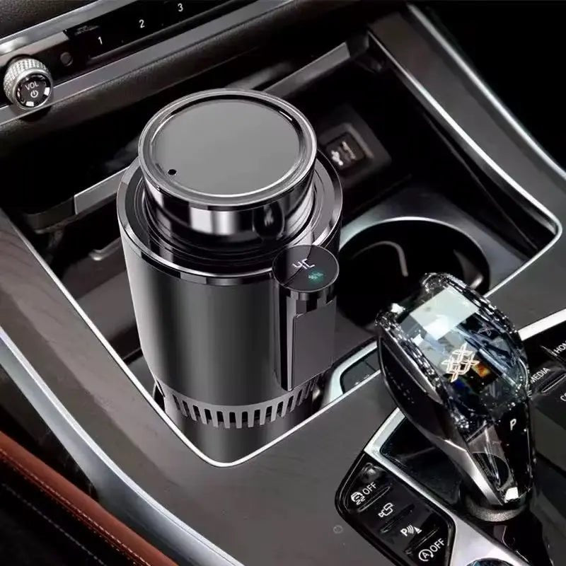 Mroace 2-in-1 Smart Car Cup Cooler and Warmer with Digital Display