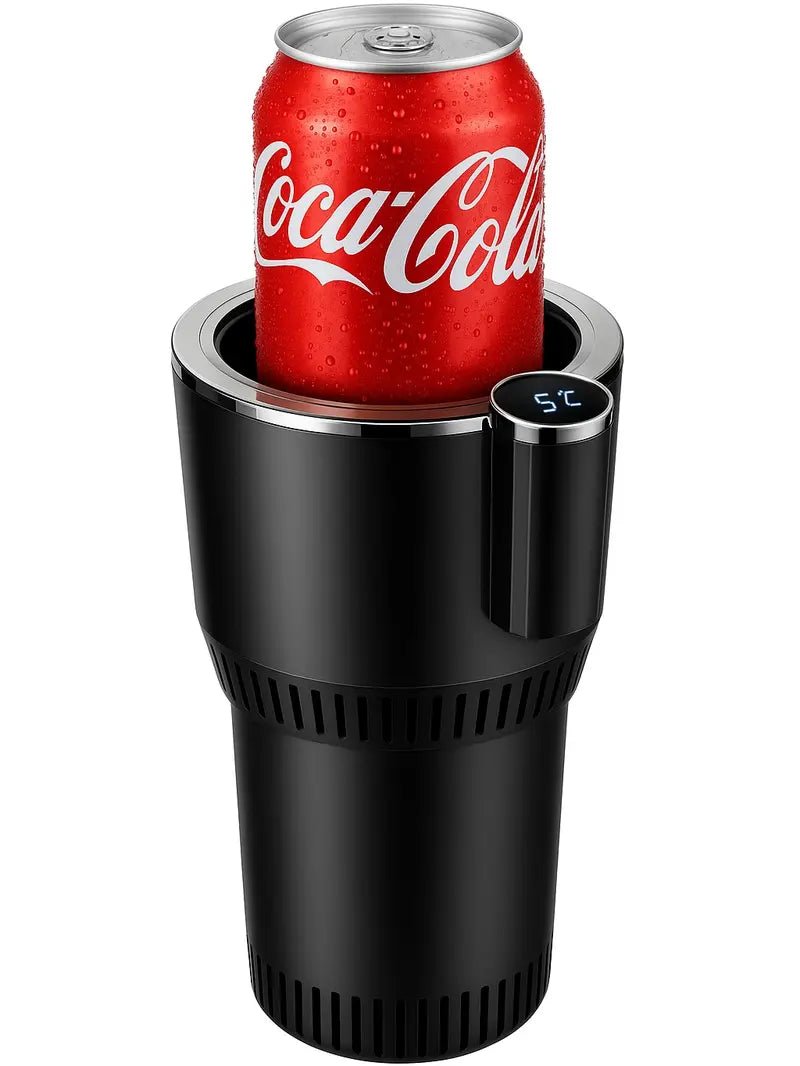 Mroace 2-in-1 Smart Car Cup Cooler and Warmer with Digital Display