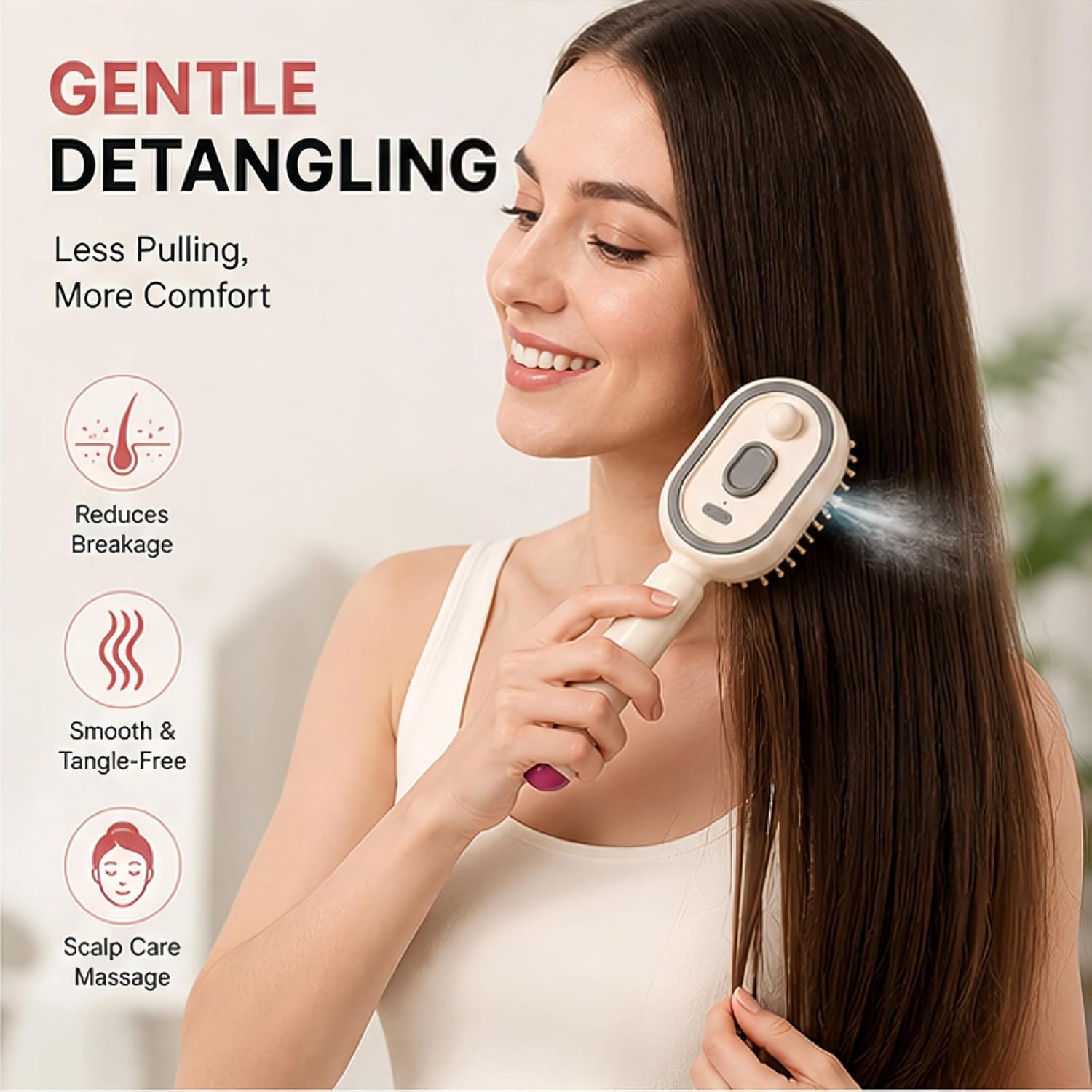 Mroace 2026 NEW Electric Spray Air Cushion Massage Comb