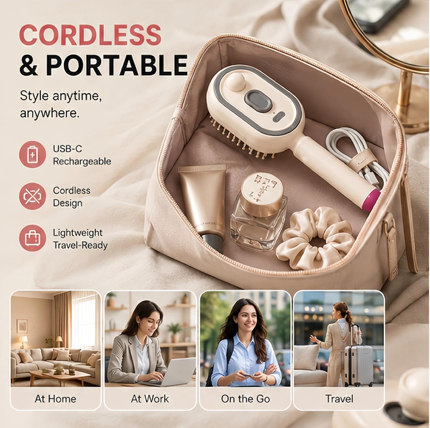 Mroace 2026 NEW Electric Spray Air Cushion Massage Comb