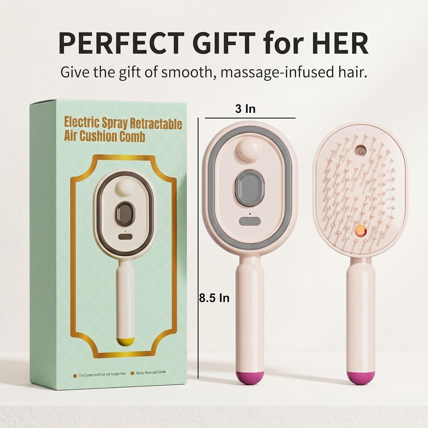 Mroace 2026 NEW Electric Spray Air Cushion Massage Comb