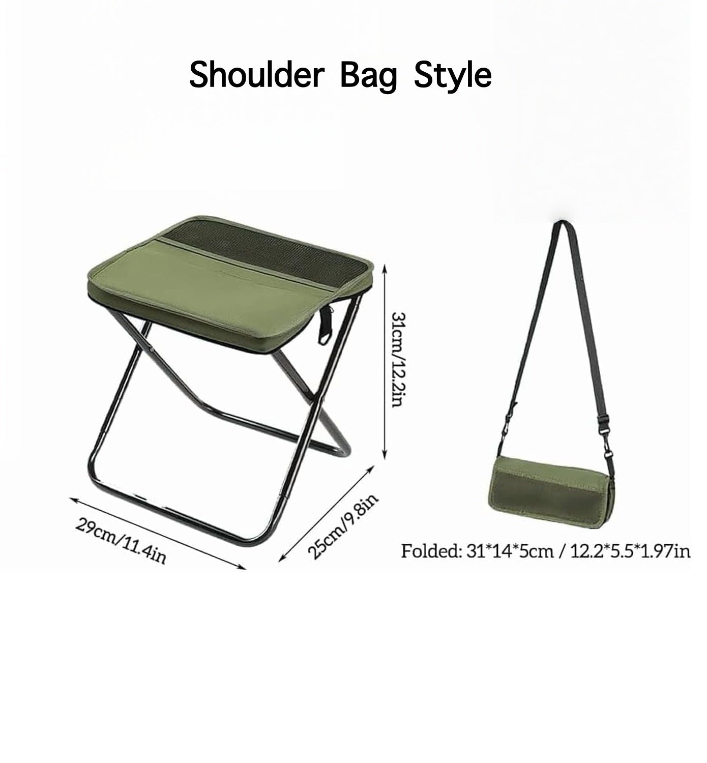 Mroace 2026 Upgrade Foldable Satchel Stool