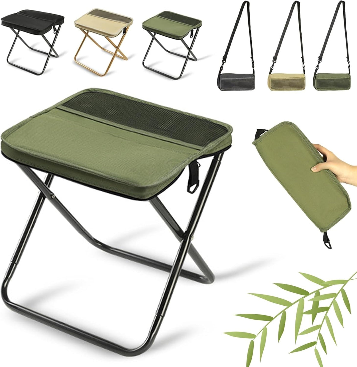 Mroace 2026 Upgrade Foldable Satchel Stool