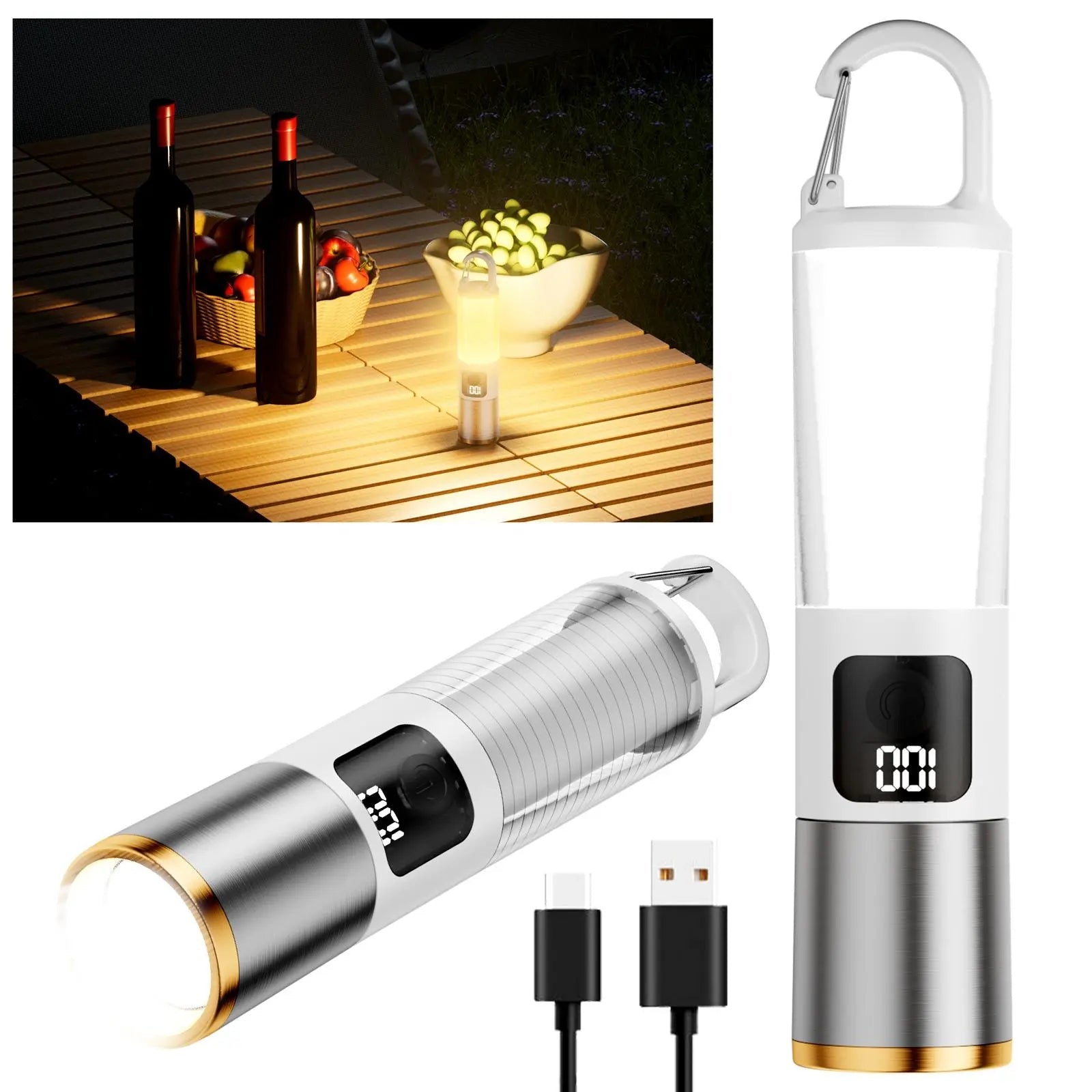 Mroace 2154 LED Ultra Bright Tactical Flashlight