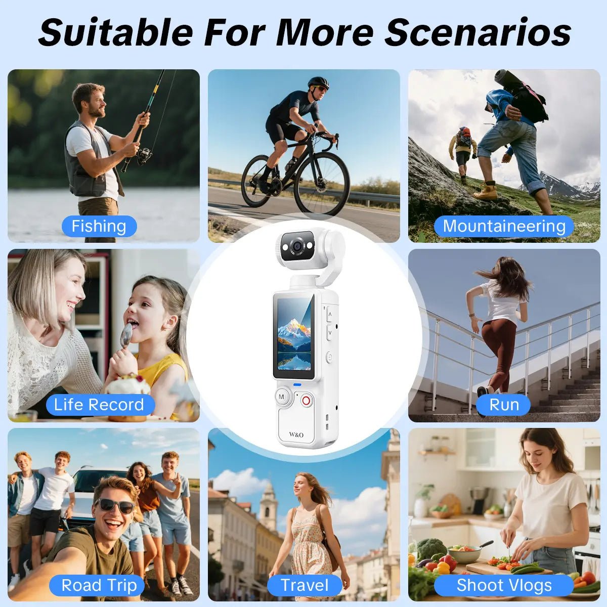 Mroace 2.5K Ultra HD Pocket Video Camera