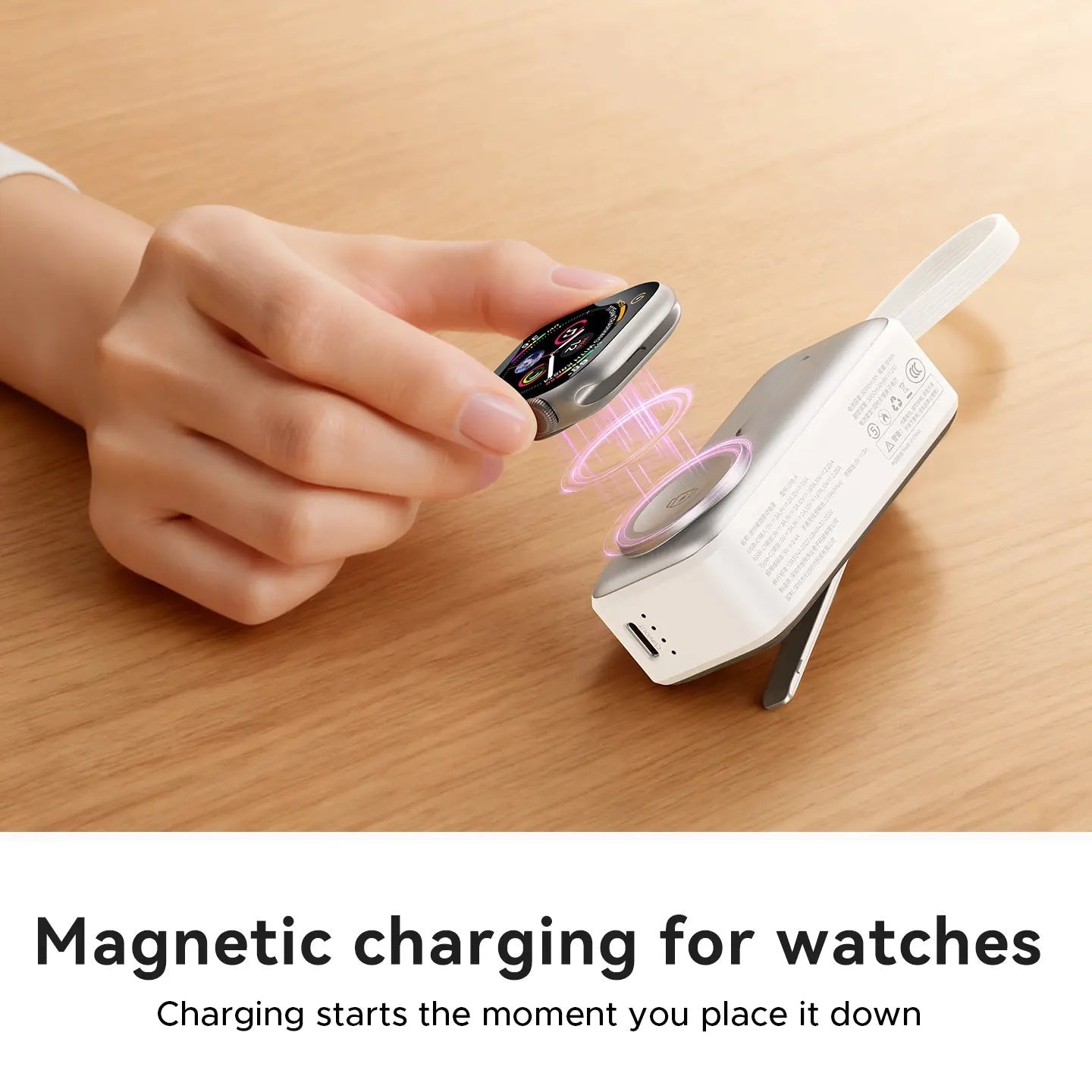 Mroace 3-in-1 Folding Chargeable Portable Power Bank
