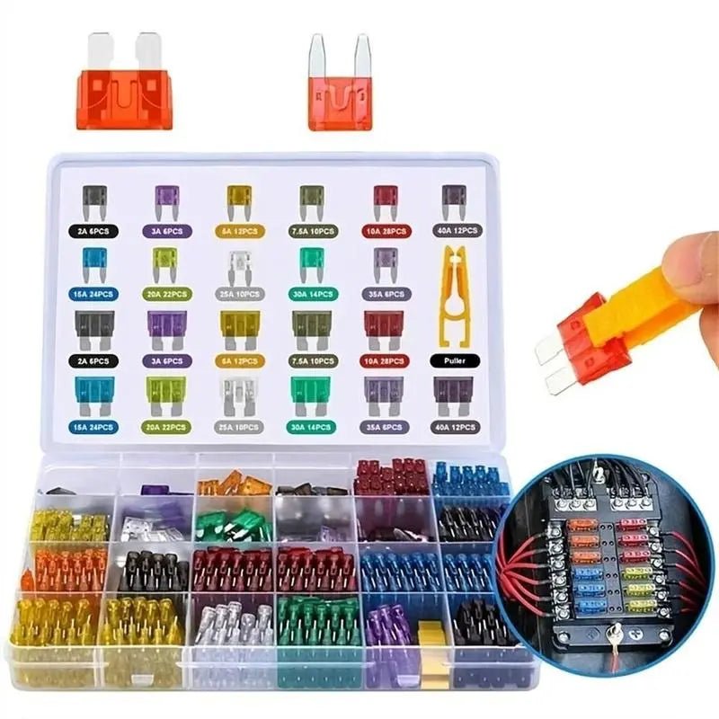 Mroace 300PCS Automotive Blade Fuse Assortment Kit with Fuse Puller