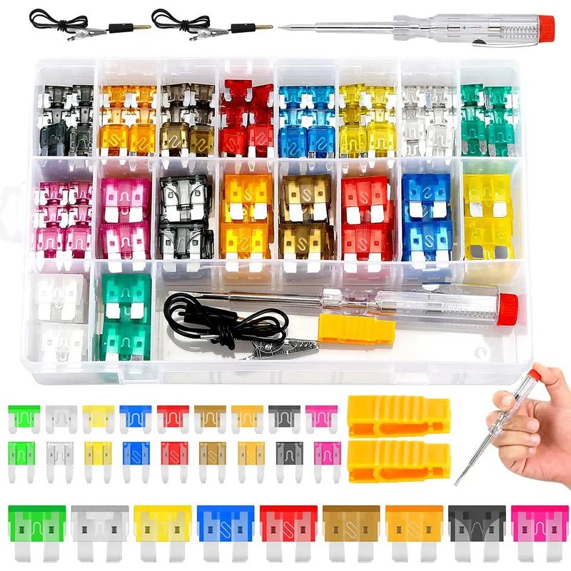 Mroace 300PCS Automotive Blade Fuse Assortment Kit with Fuse Puller