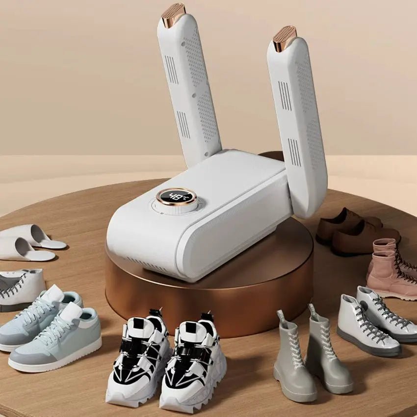 Mroace 360° Digital Hot Air Shoe Dryer with Temperature Display