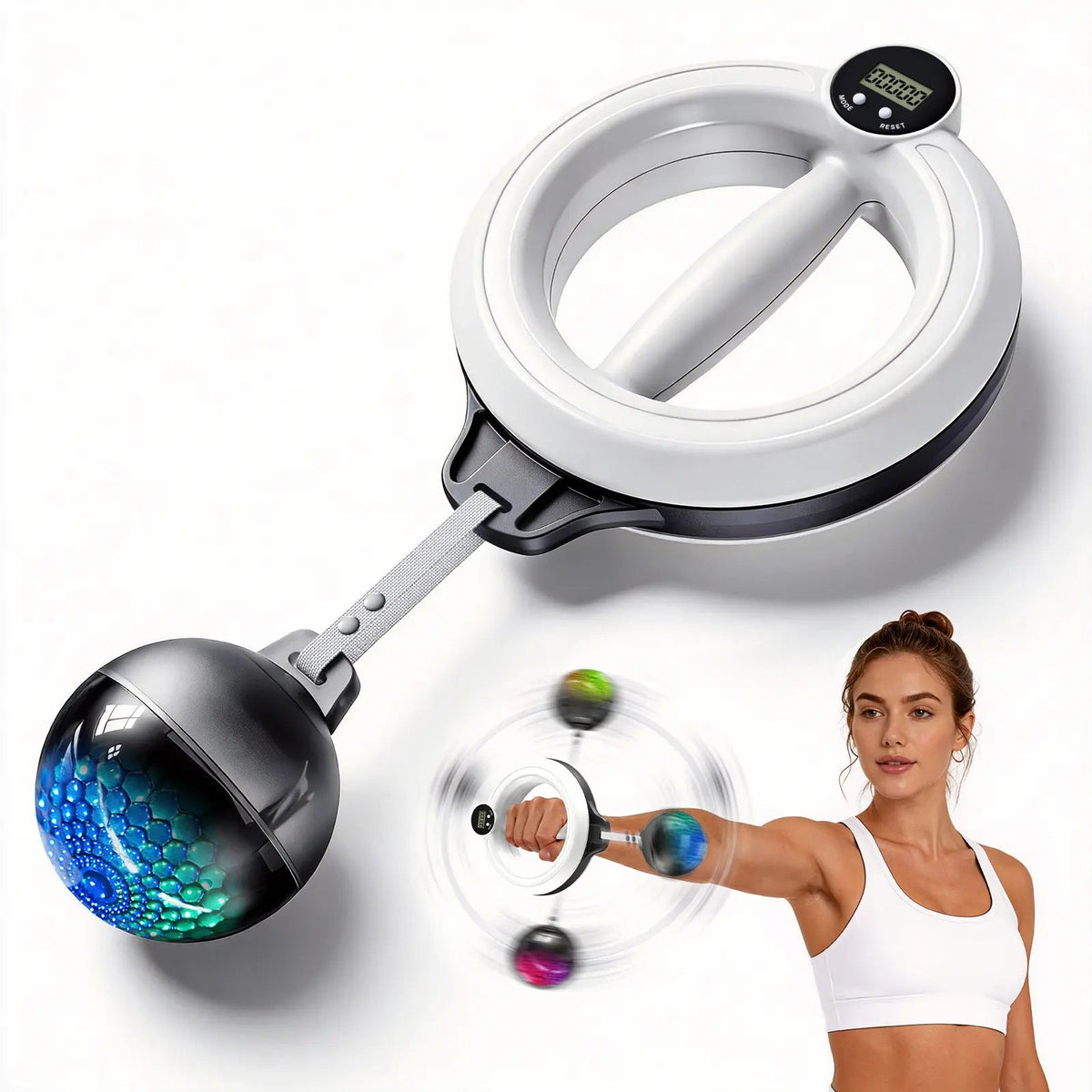 Mroace 360° Rotating Wrist & Forearm Trainer