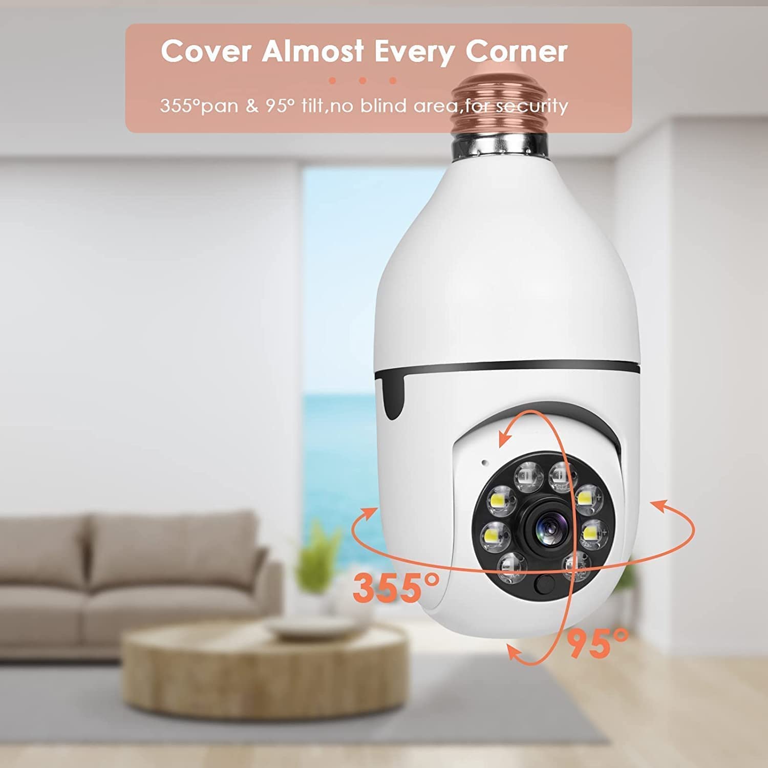 Mroace 360° Security Cameras Wireless Outdoor