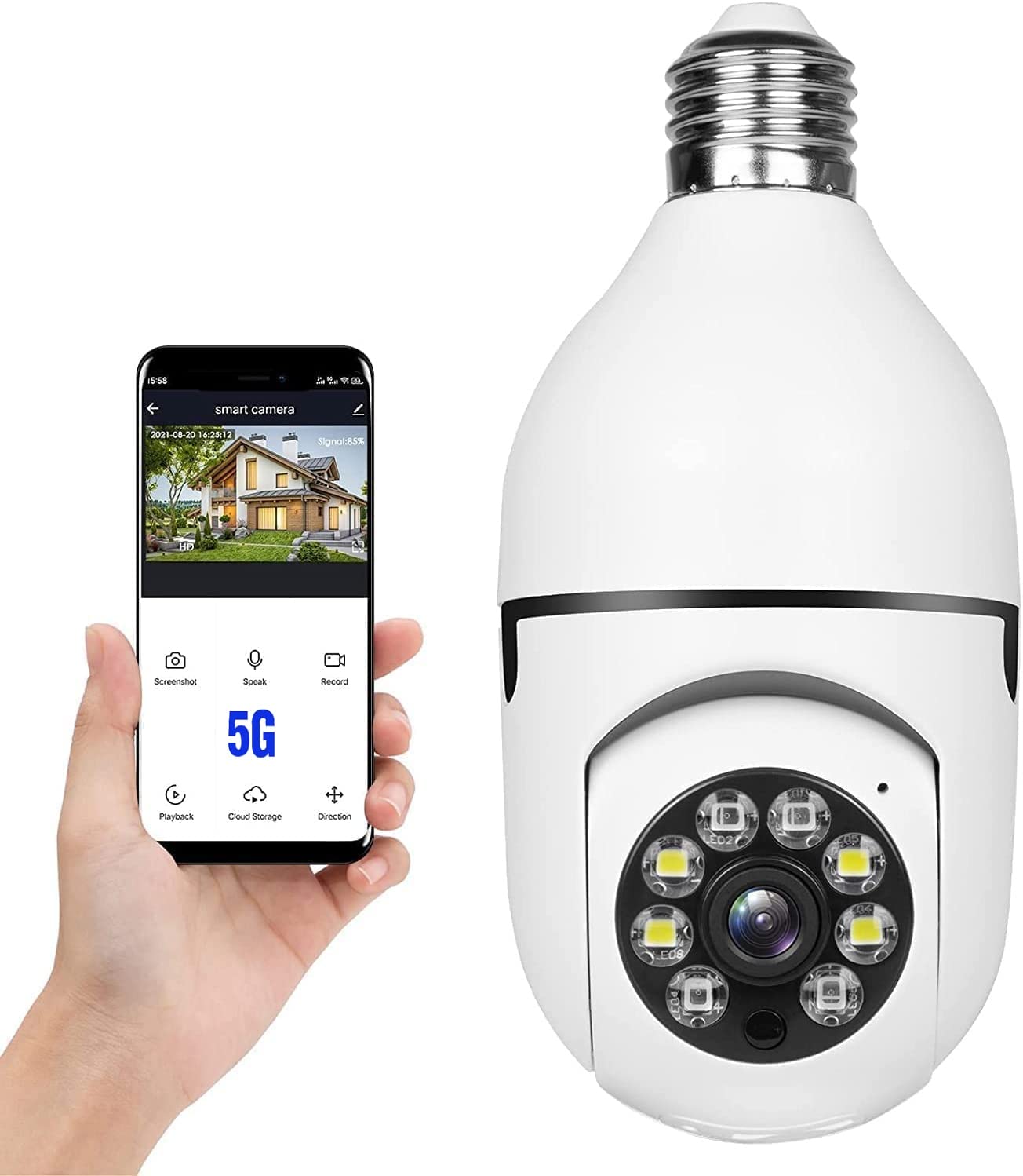 Mroace 360° Security Cameras Wireless Outdoor