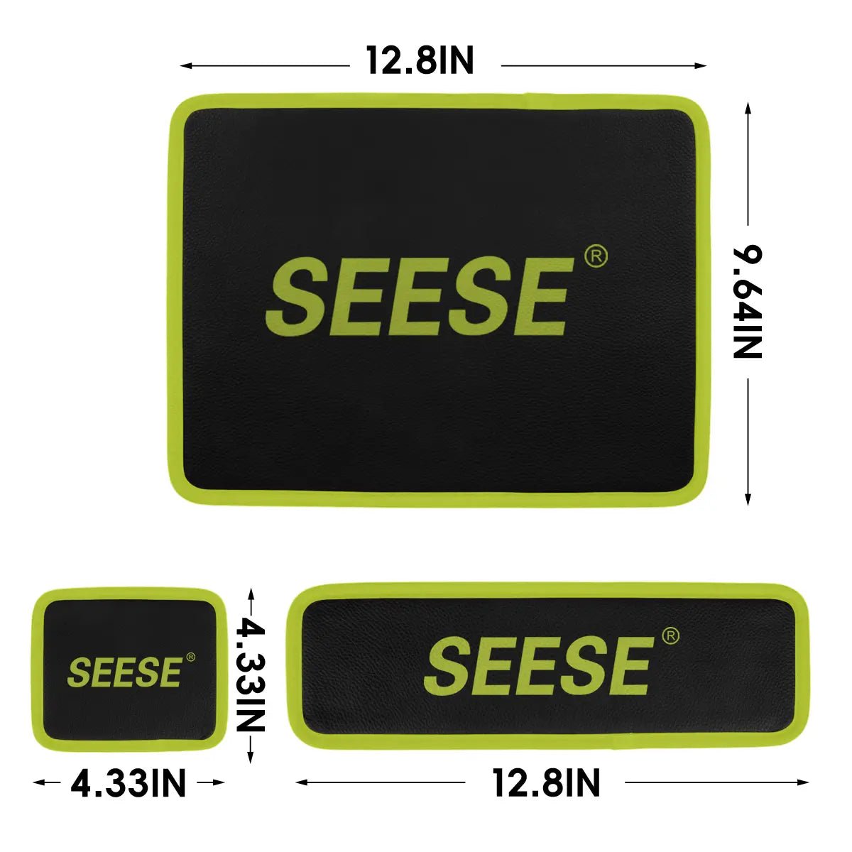 Mroace 3PCS Flexible Magnetic Tool Mat and Tray Set