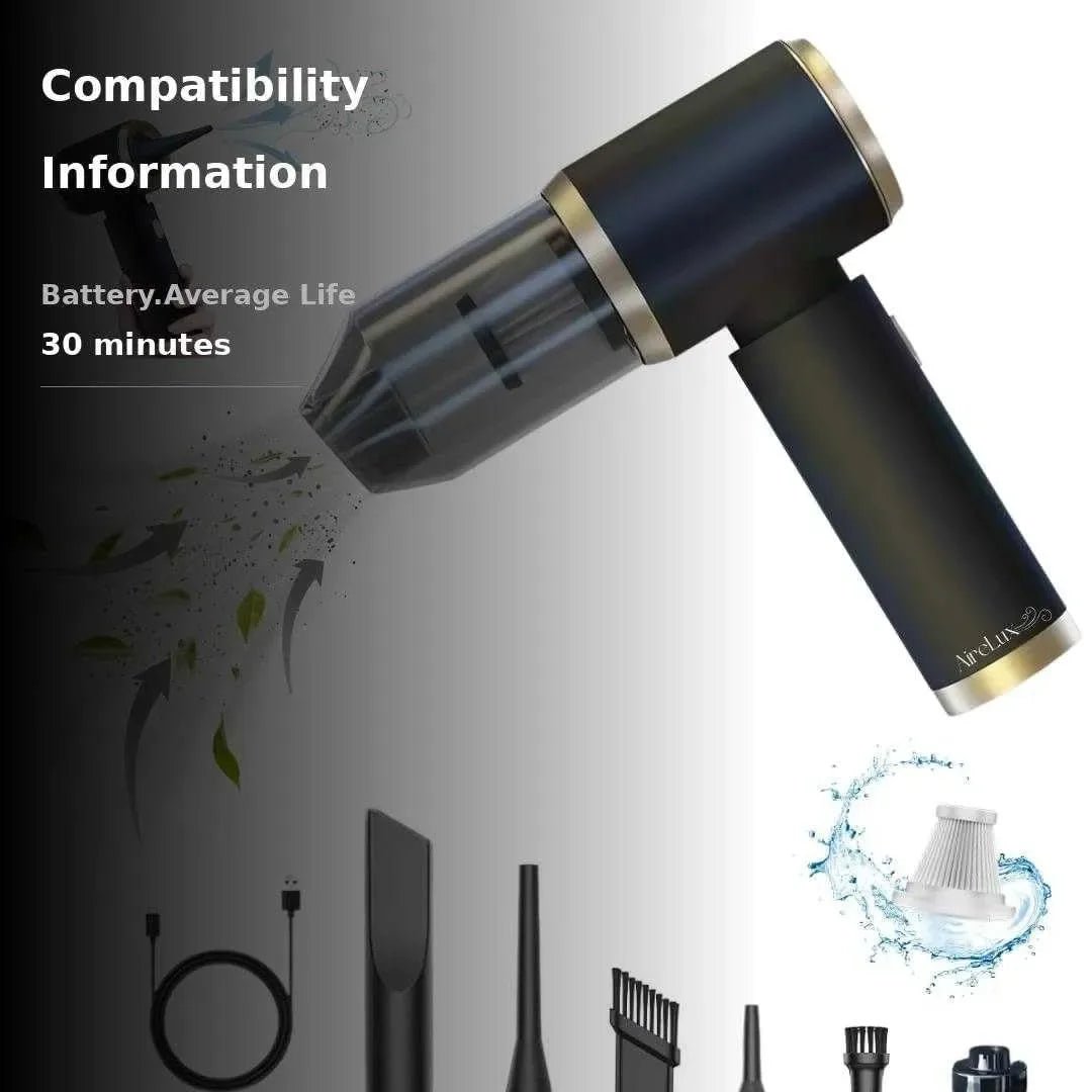 Mroace 4-in-1 20000PA Cordless Handheld Car Vacuum - MROACE