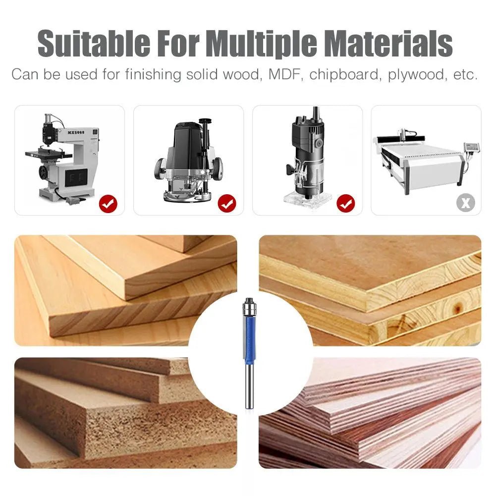 Mroace 4-Piece Dual Bearing Trimming and Deburring Tool Set