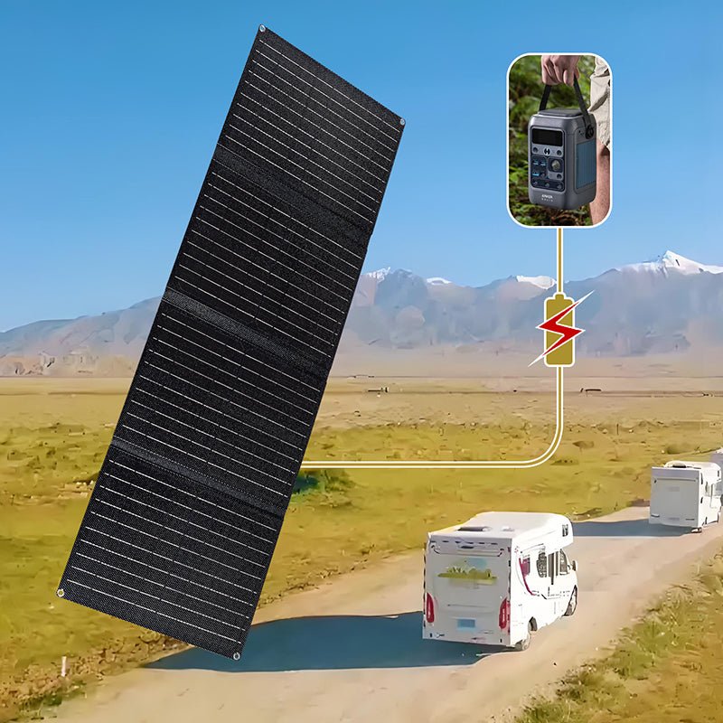 Mroace 40W Foldable Solar Panel Charger for Portable Power Stations