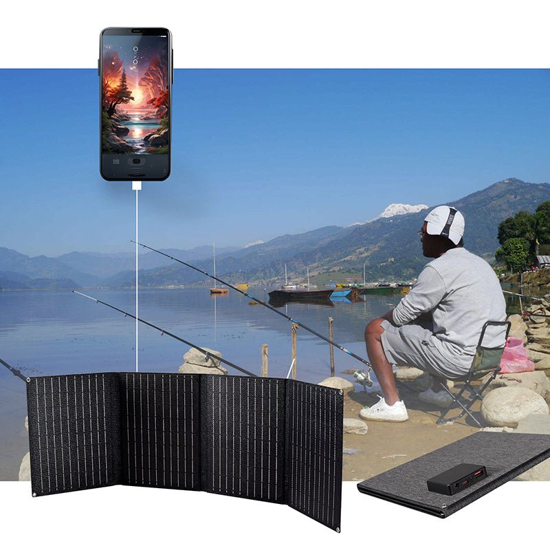 Mroace 40W Foldable Solar Panel Charger for Portable Power Stations