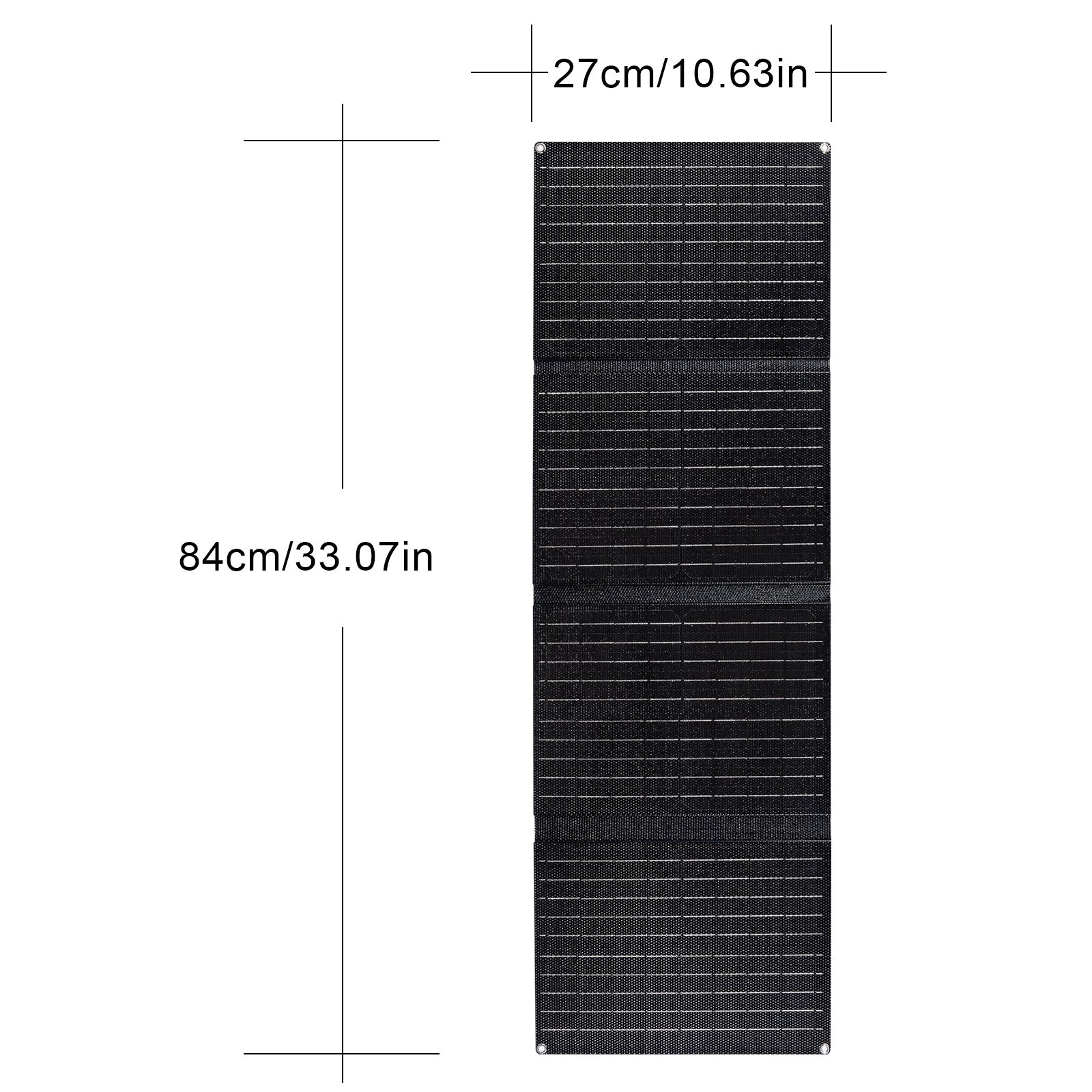 Mroace 40W Foldable Solar Panel Charger for Portable Power Stations