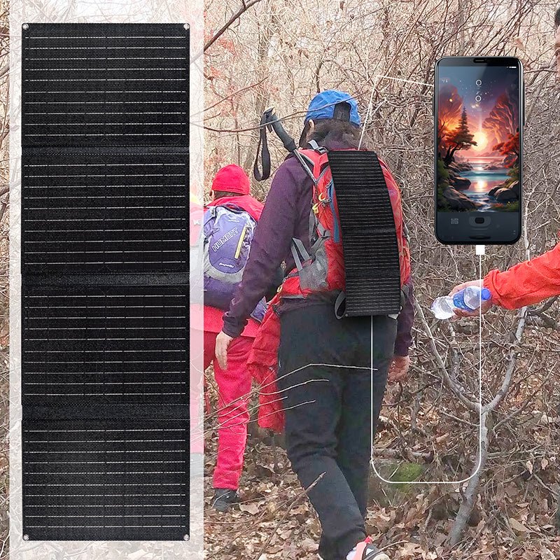 Mroace 40W Foldable Solar Panel Charger for Portable Power Stations