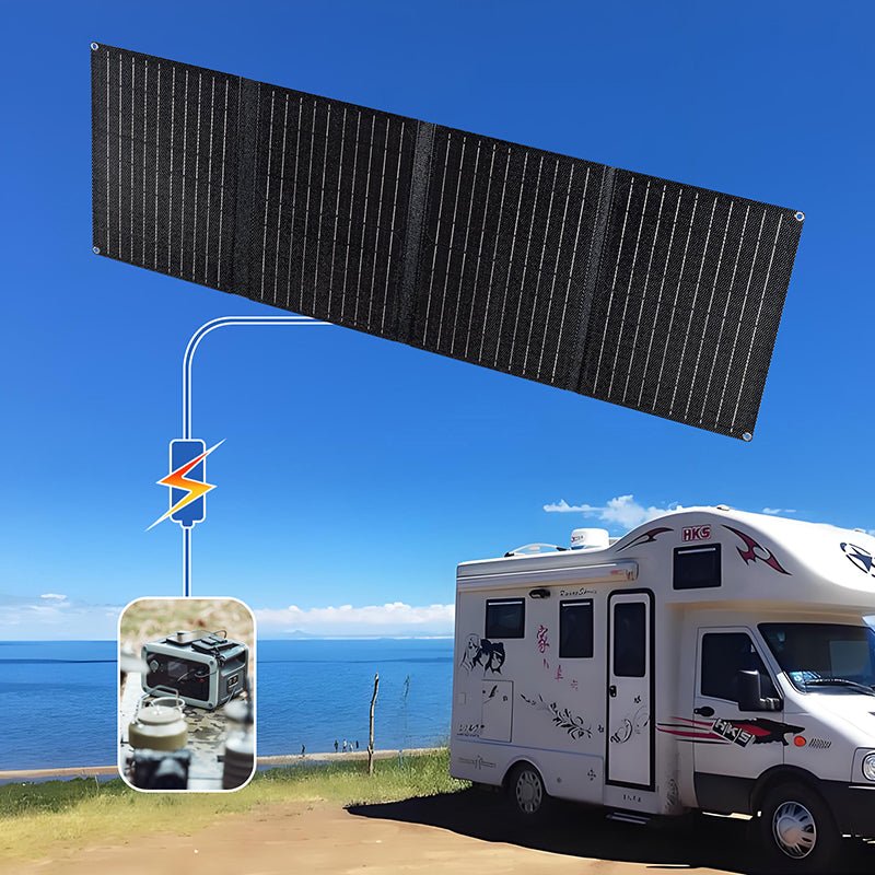 Mroace 40W Foldable Solar Panel Charger for Portable Power Stations