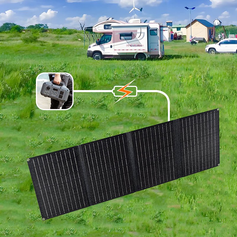 Mroace 40W Foldable Solar Panel Charger for Portable Power Stations