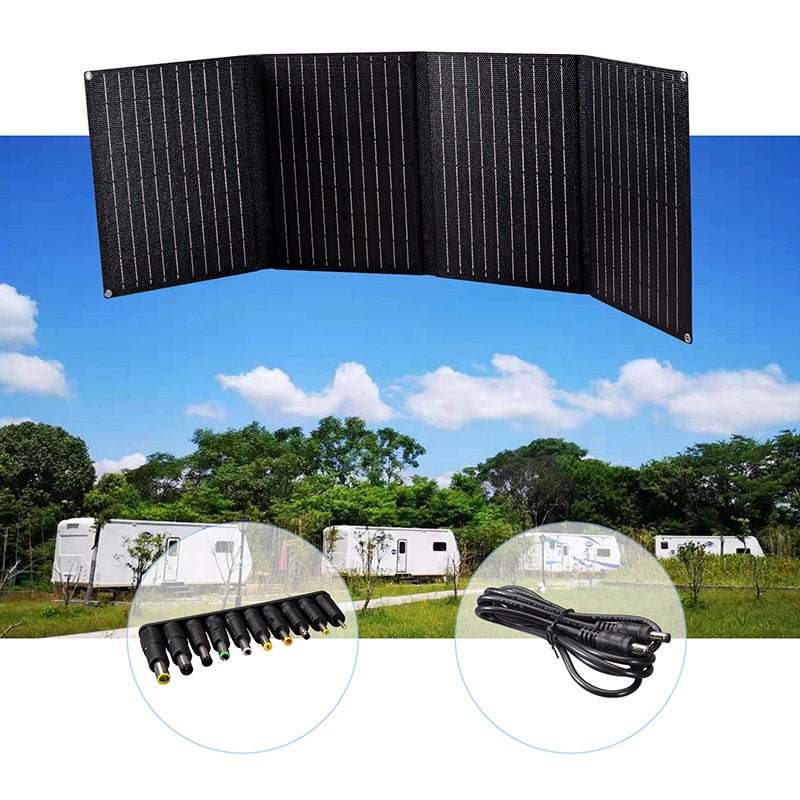 Mroace 40W Foldable Solar Panel Charger for Portable Power Stations