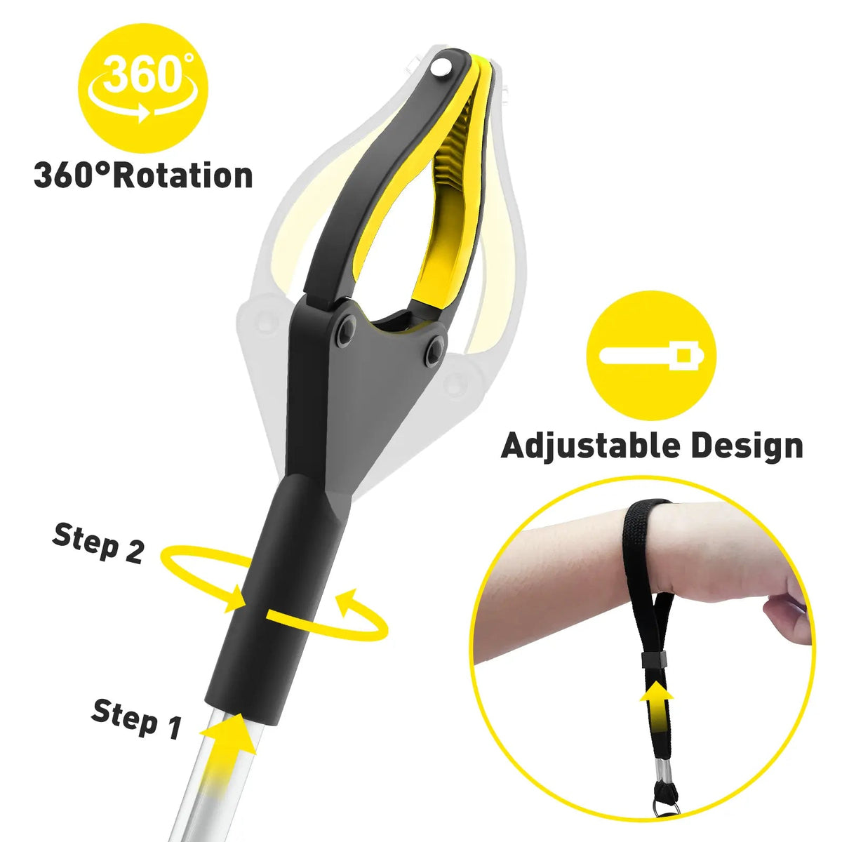 Mroace 43" Extra Long Grabber Reacher Tool