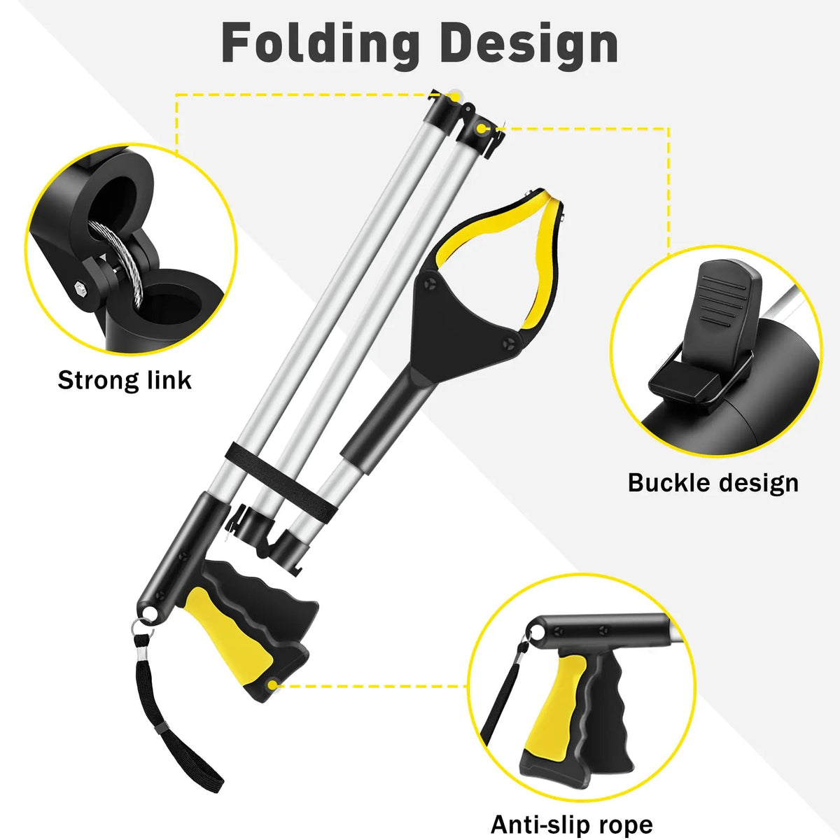 Mroace 43" Extra Long Grabber Reacher Tool