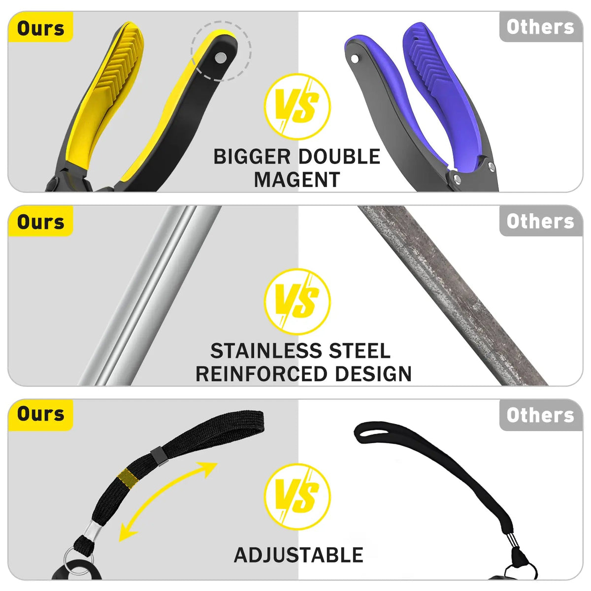 Mroace 43" Extra Long Grabber Reacher Tool