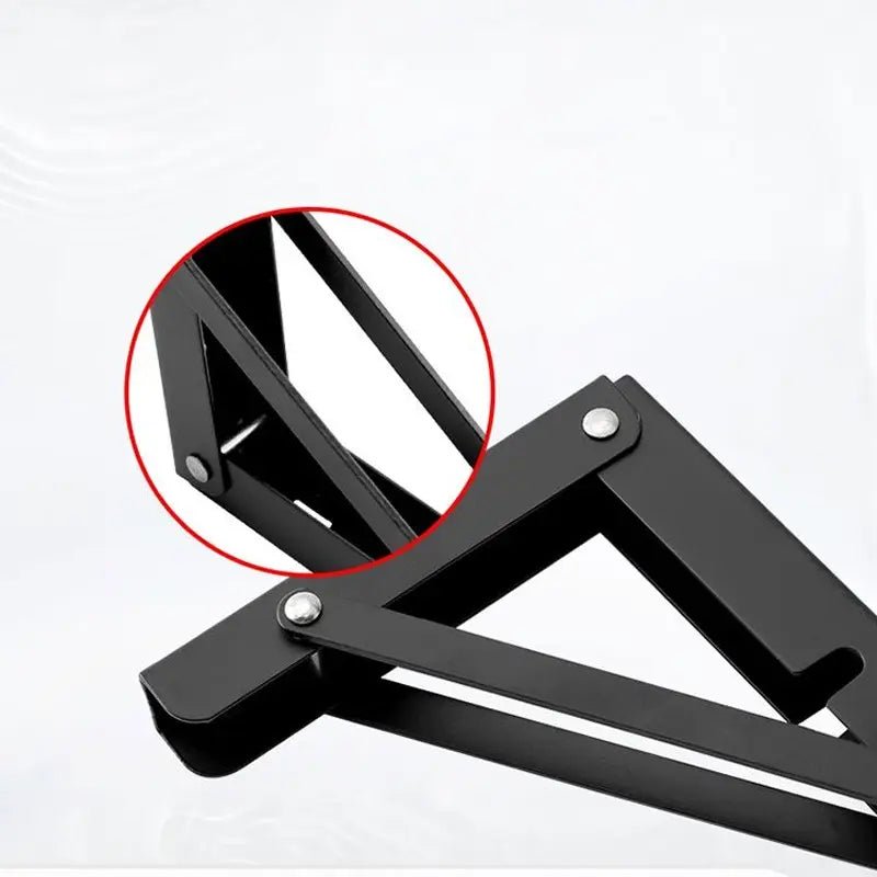 Mroace 4PCS Heavy Duty Folding Shelf Brackets for Wall Mount Shelves
