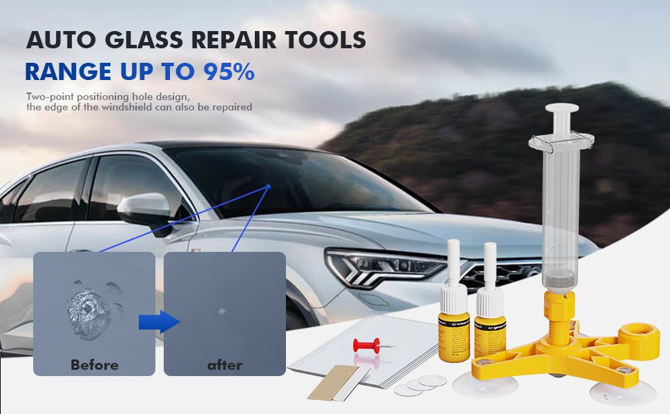 Mroace 4PCS Windshield Crack and Chip Repair Kit