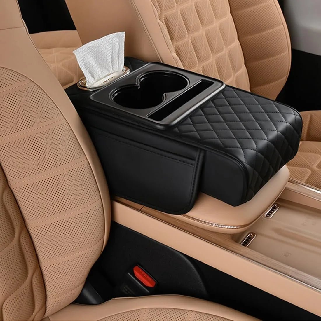 Mroace 5-in-1 Multi-Function Car Organizer Armrest Cushion - MROACE