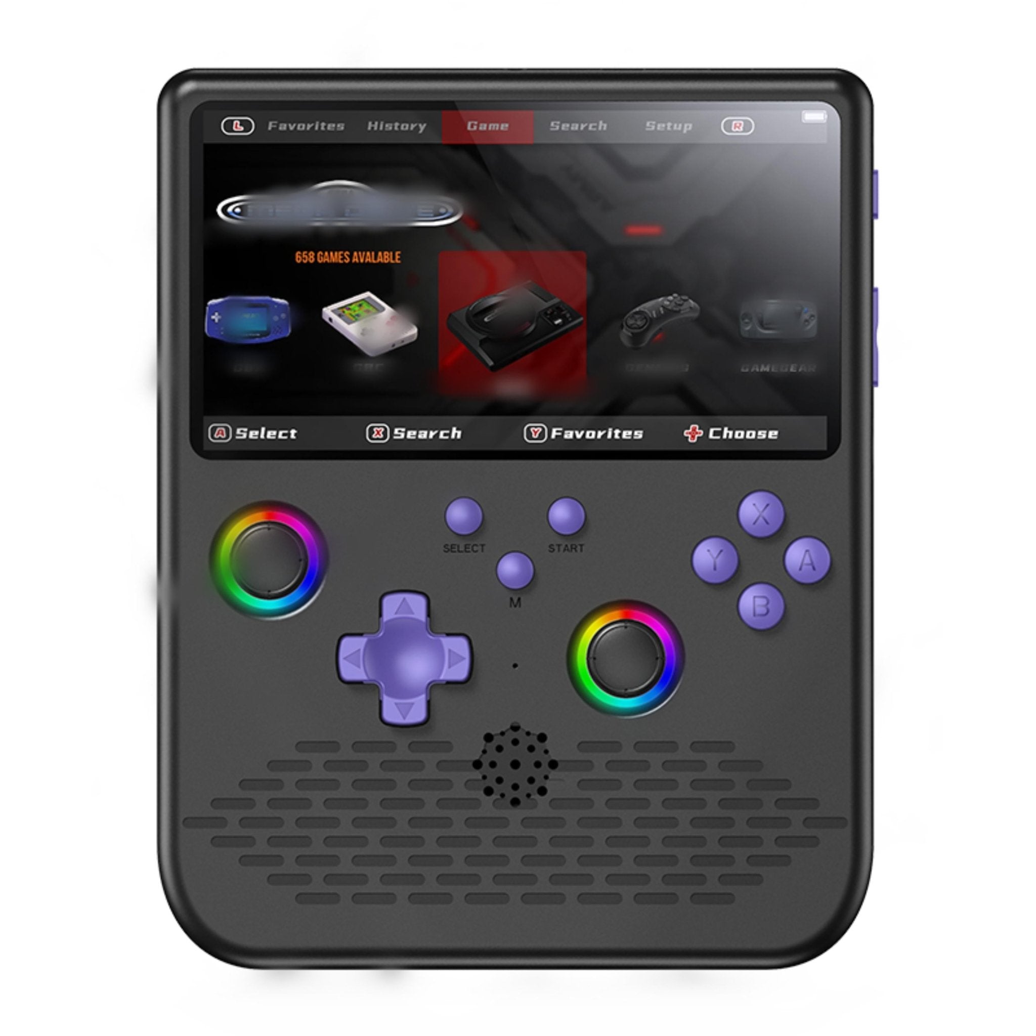 Mroace 5-Inch Linux System Retro Video Handheld Game Console