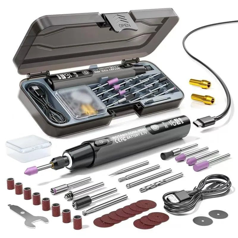 Mroace 6-Speed USB Rechargeable Engraving Pen