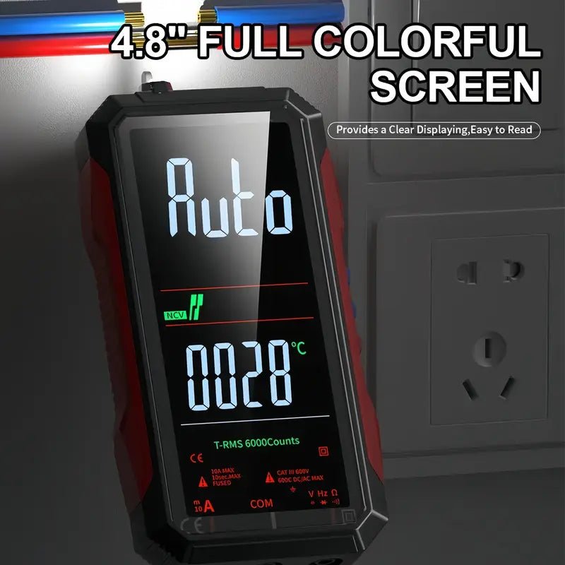 Mroace 6000 Count True RMS Digital Multimeter with Auto-Ranging