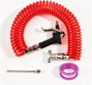 Mroace 6ft Long Blue PU Hose Air Seat Blow Dust Gun Kit