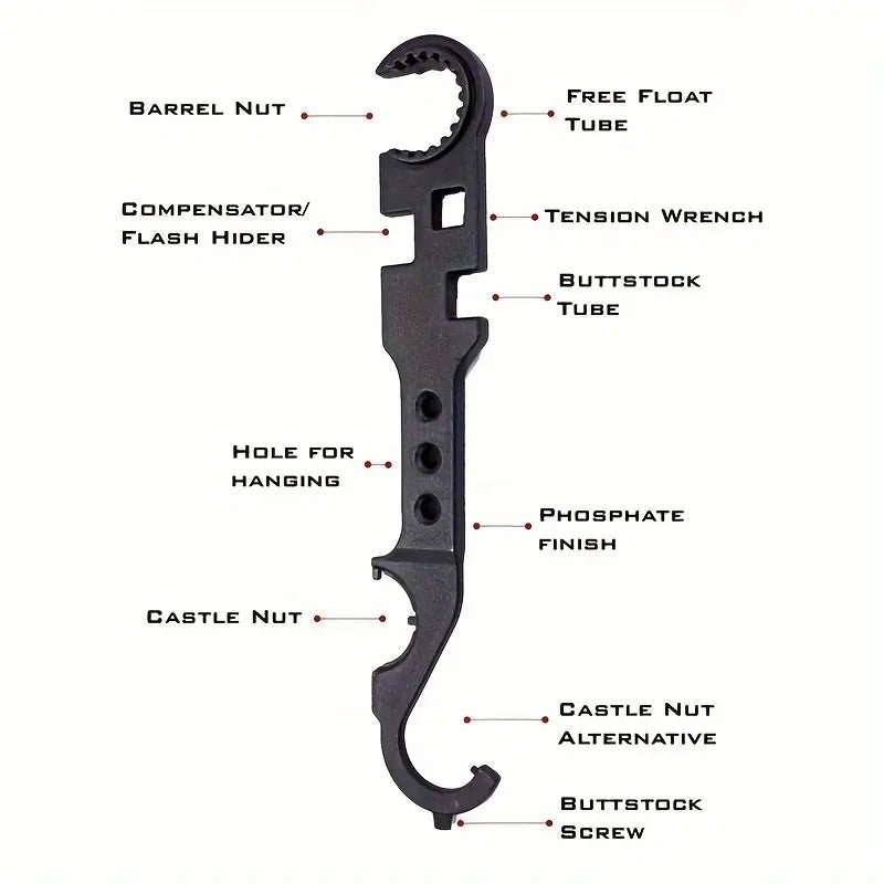 Mroace 8-In-1 Multifunctional Combination Wrench Tool