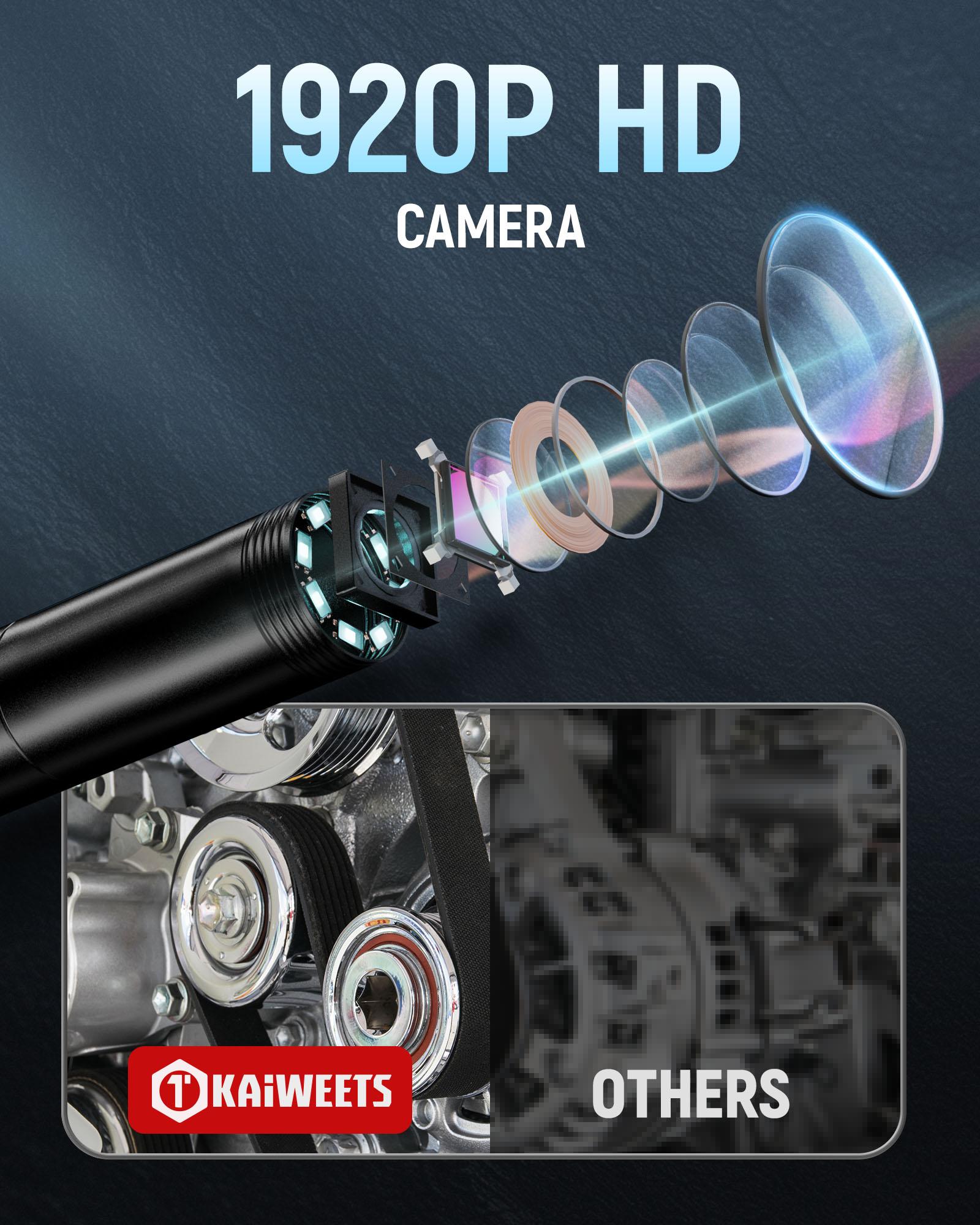 Mroace 8-LED HD Borescope Camera