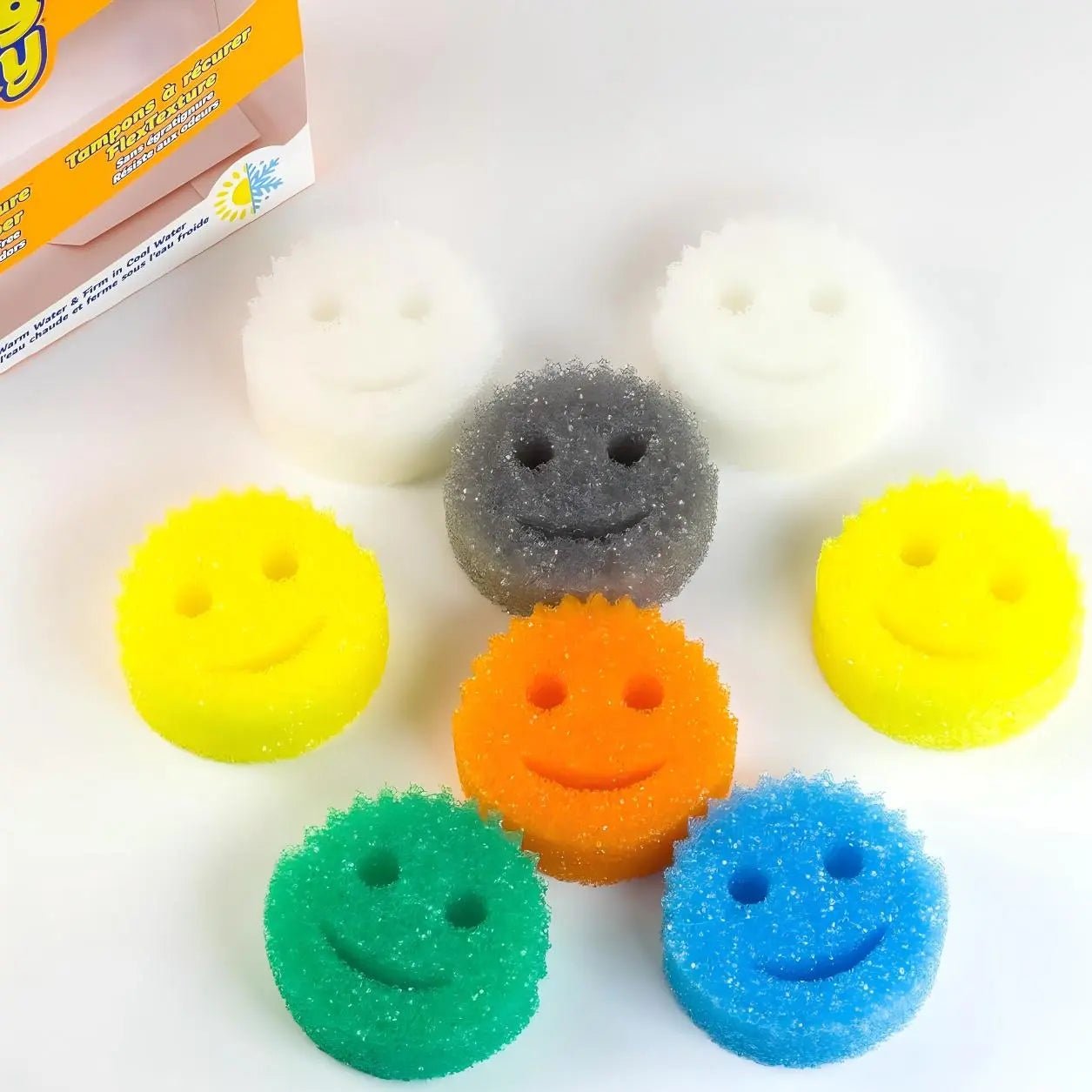 Mroace 8-Pack Scratch-Free Multipurpose Kitchen Cleaning Sponges